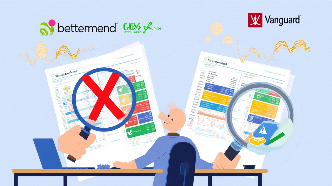 Optimized portfolio map with correct asset placement versus a poorly allocated one, highlighted by tax symbols.
